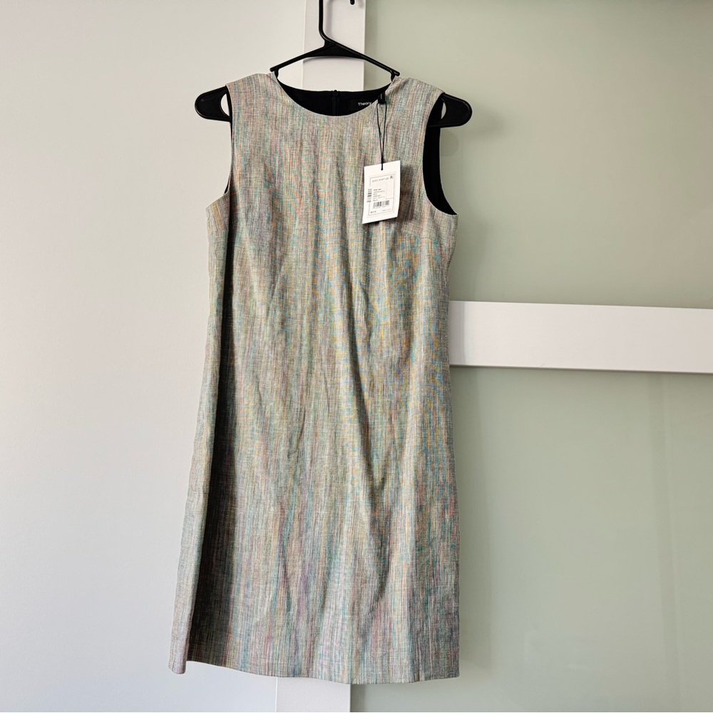 Theory Multicolor Easy Shift Dress